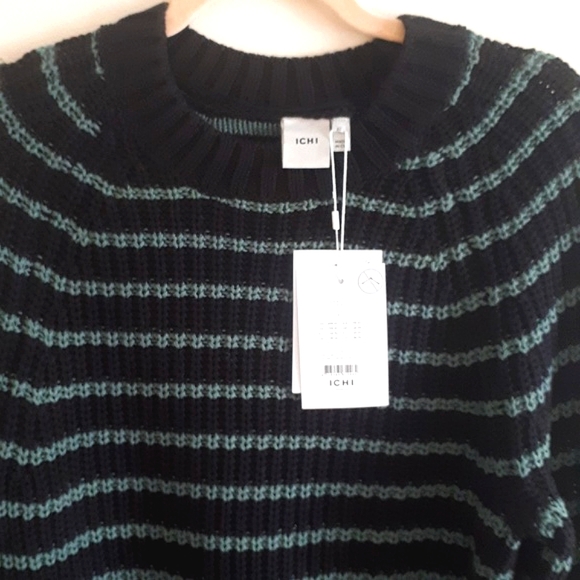 ICHI WOMEN'S WOOL BLEND LONG SLEEVE SWEATER - Picture 5 of 12